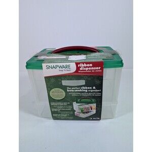 SnapWare Ribbon Dispenser Snap 'N Stack Storage Container Bow-Making Organizer